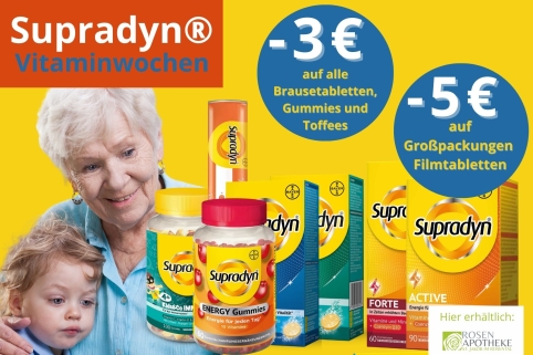 Supradyn-Aktion im Oktober bis zu 5 Euro sparen