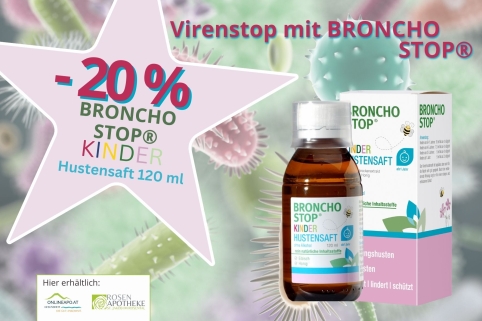 BronchoKinderhustensaft 20% Rabatt