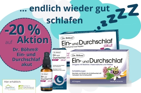 Dr. Böhm ein und durchschlaf Aktion 20 %