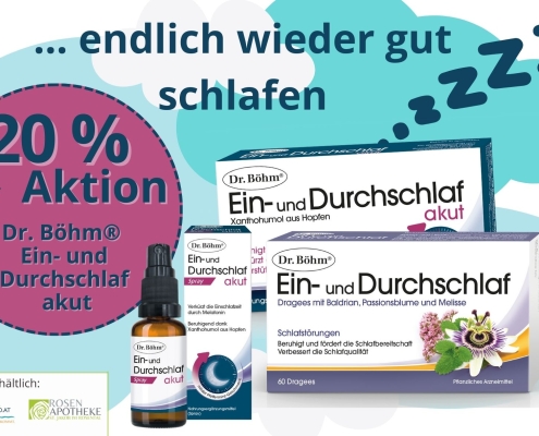 Dr. Böhm ein und durchschlaf Aktion 20 %